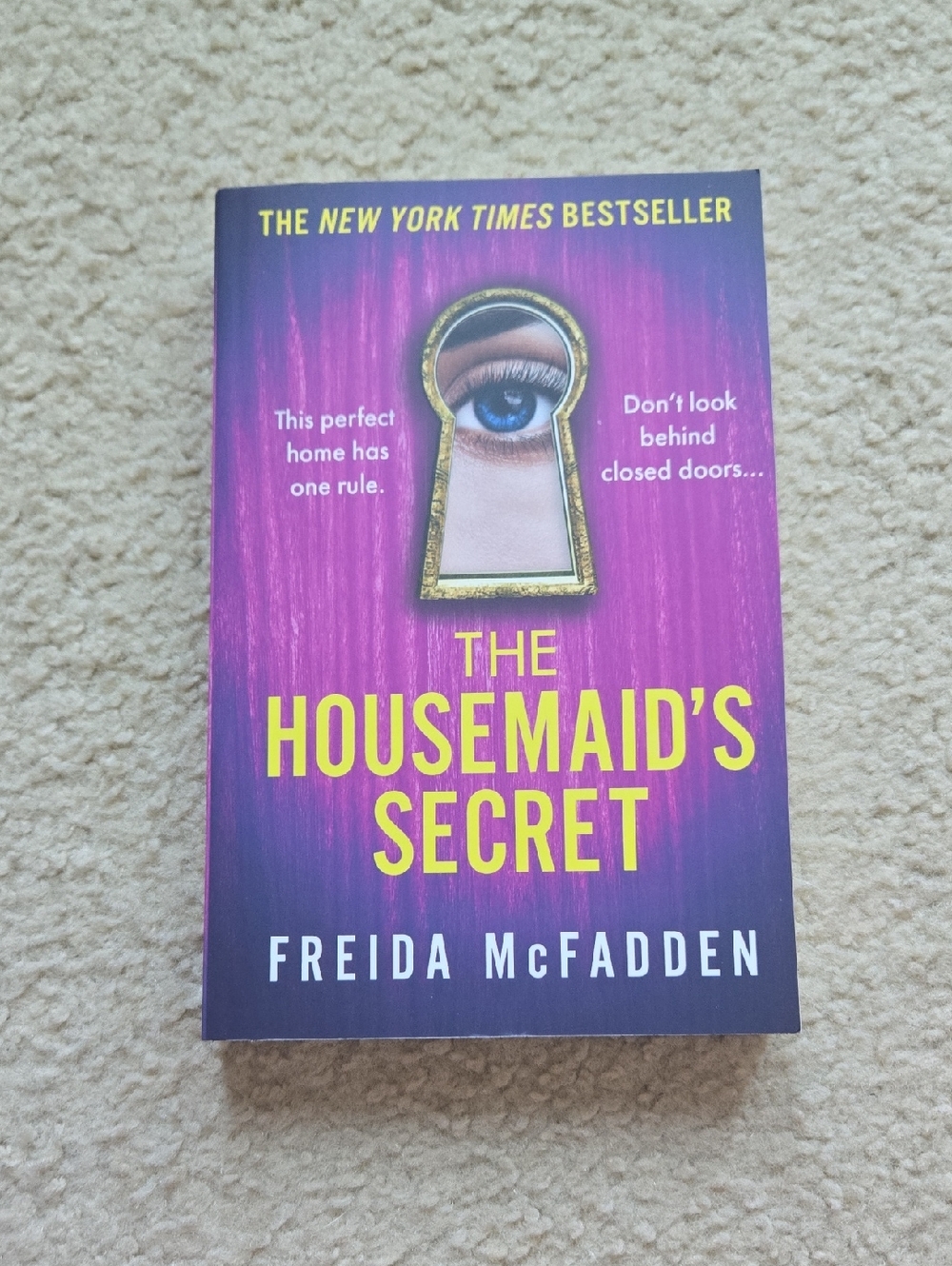 The Housemaid's Secret by Freida McFadden - Purple & Yellow Paperback